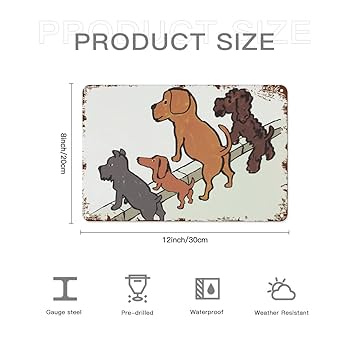レイモン サヴィニャック　アート　環境保護キャンペーン　４匹の犬 Amazon.co.jp: ブリキ看板 レイモン・サヴィニャック 4匹の犬
